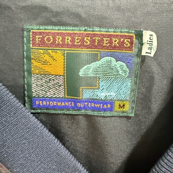 Forrester's Women's Pullover Jacket Golf Medium 1990s Vtg - Picture 2 of 8